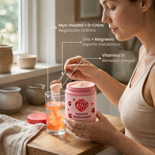 Peach Perfect Multivitamínico con Inositol: Tu Equilibrio Hormonal en un Vaso