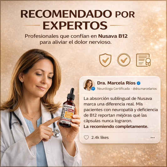 2x1 Vitamina B12: Repara Tus Nervios Desde La Primera Gota