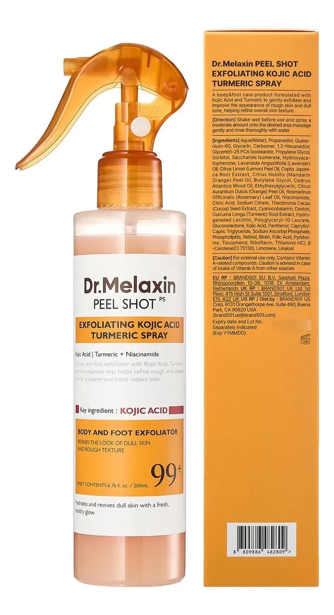 Dr.Melaxin Spray Exfoliante: Aclara Manchas y Renueva la Piel