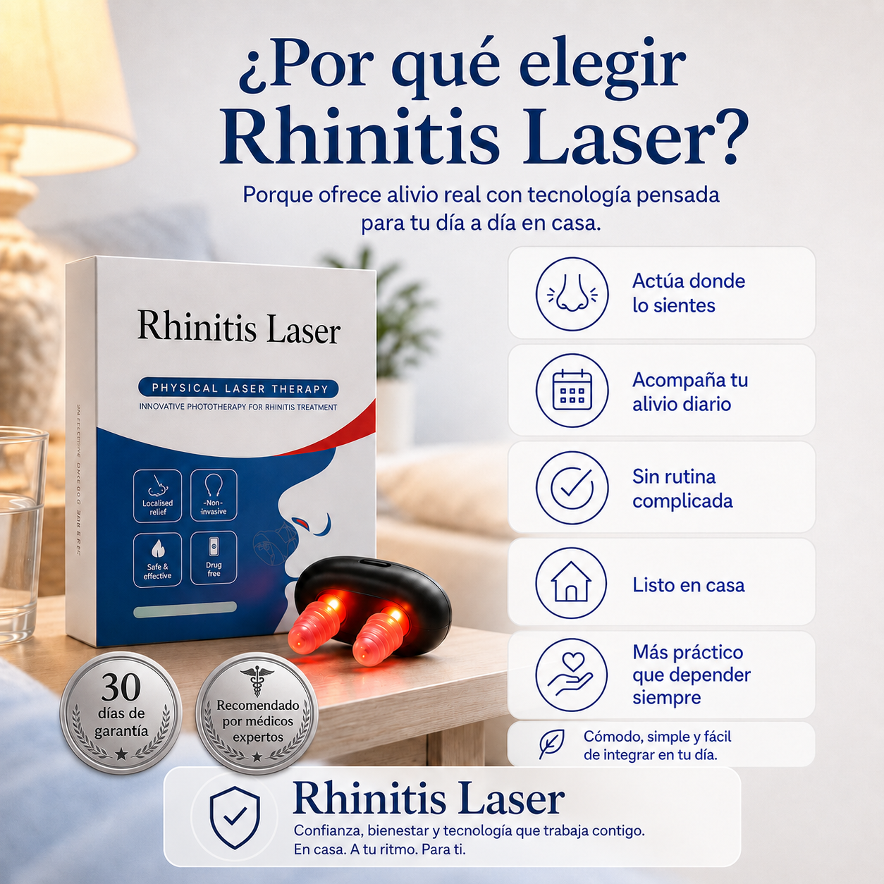 Rhinitis Laser™: Vuelve a Respirar, Sin Pastillas