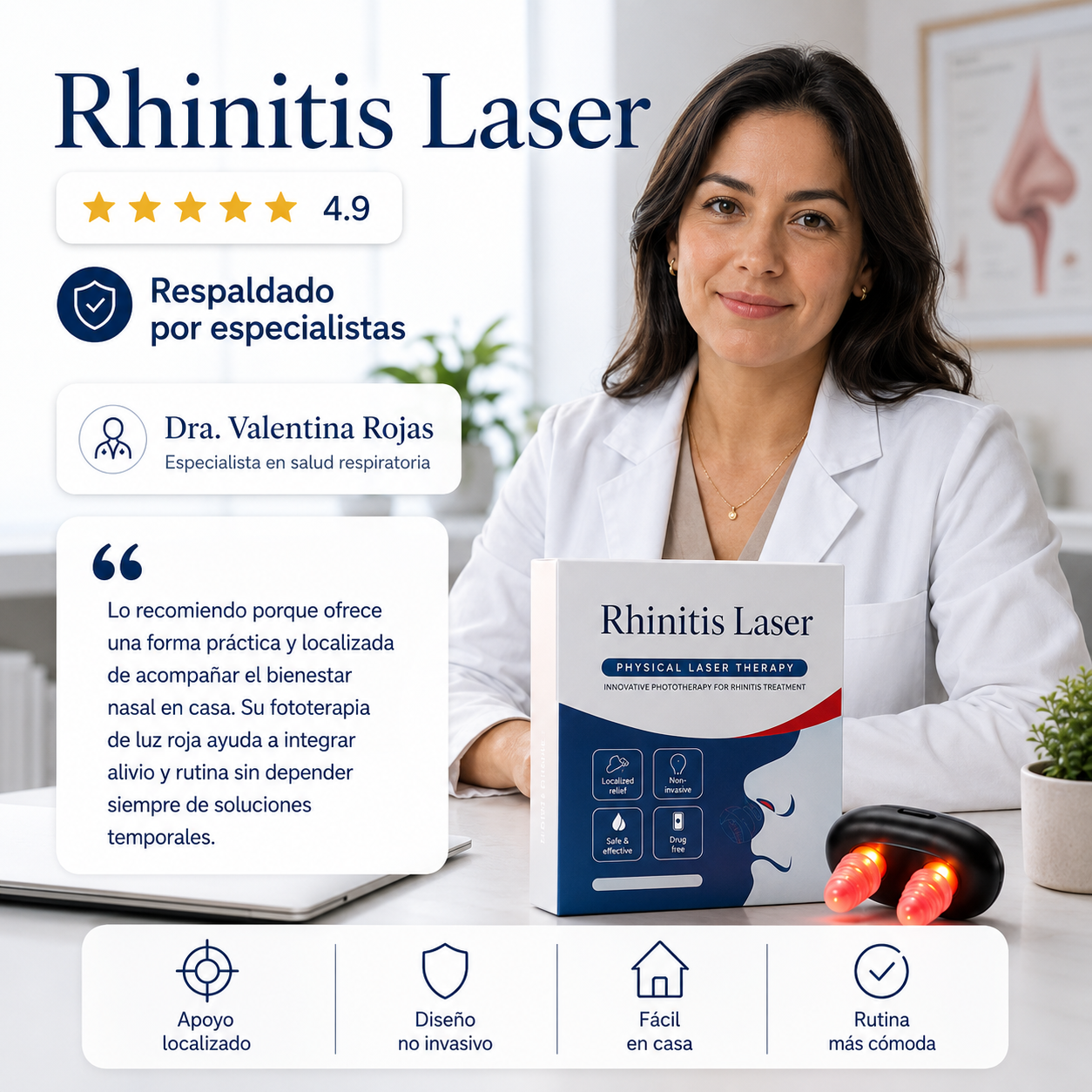 Rhinitis Laser™: Vuelve a Respirar, Sin Pastillas