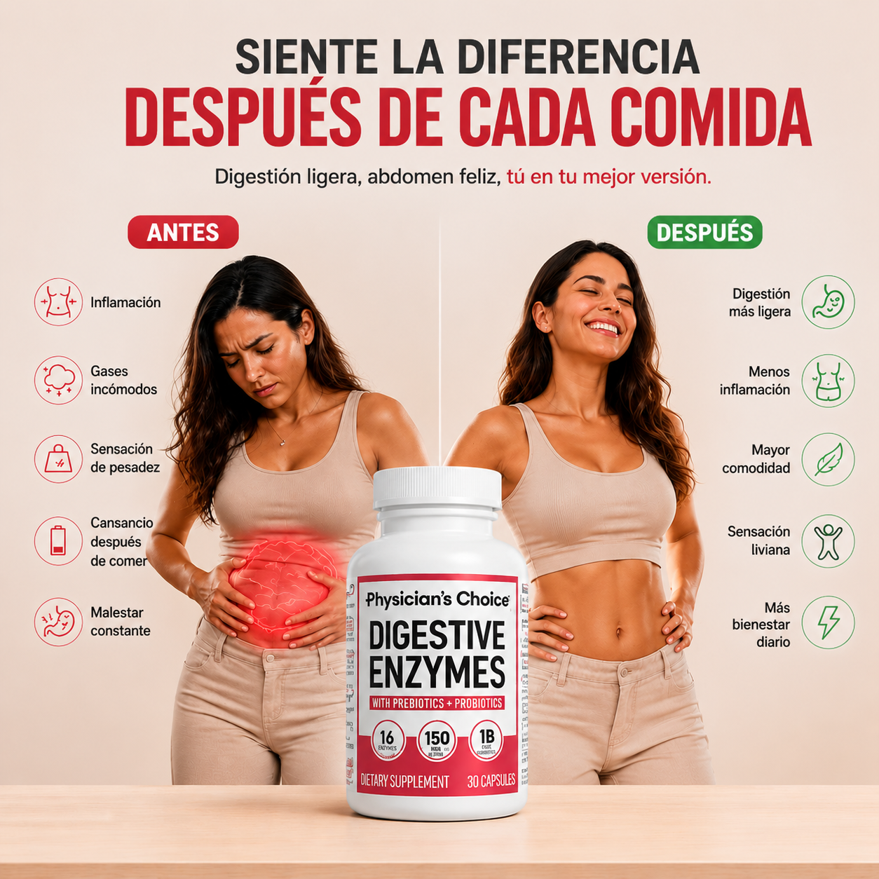 Digestive Enzymes™: Adiós a la Hinchazón en 10 Minutos