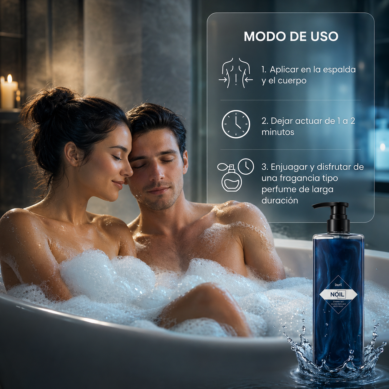 Noil-Gel Corporal™: Aroma de 72 Horas + Piel sin Granitos