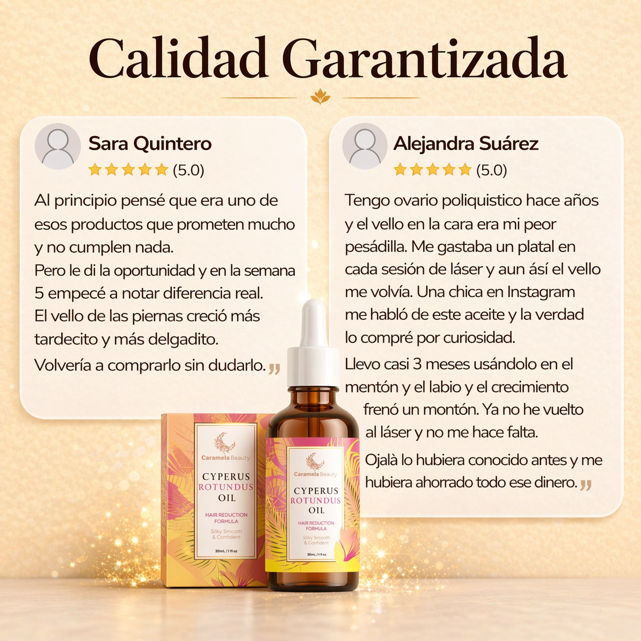 Aceite Cyperus Rotundus™: Frena el Vello, Hidrata tu Piel Naturalmente.