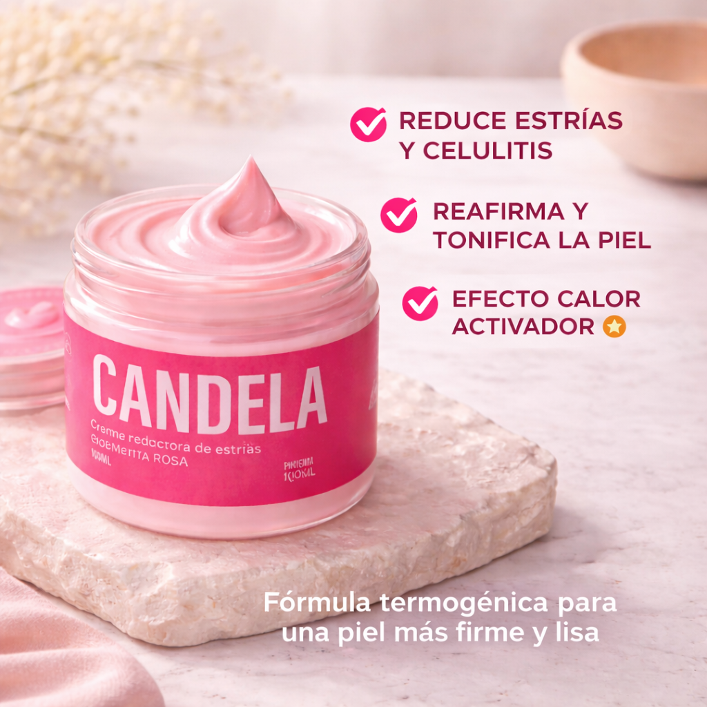 Candela Crema™: Piel Lisa sin Estrías, desde Hoy