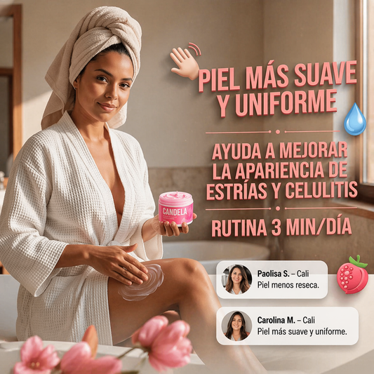 Candela Crema™: Piel Lisa sin Estrías, desde Hoy