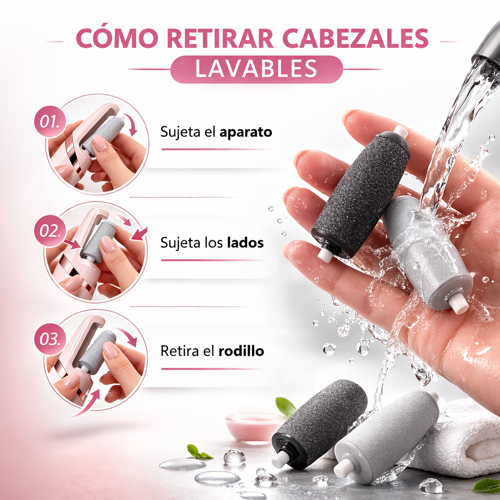 PediSoft Pro – Removedor Eléctrico de Callos