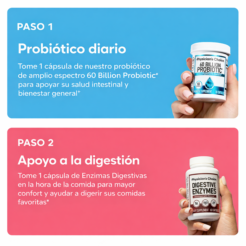 MEGA Combo Digestivo: Intestino Equilibrado, Digestión sin Esfuerzo