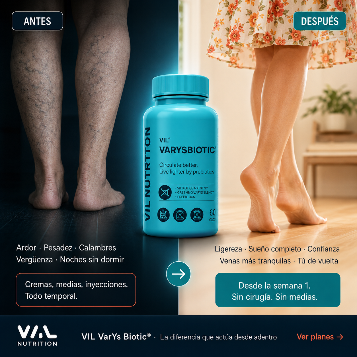 Varysbiotic™: Probióticos que Atacan la Causa (No el Síntoma)