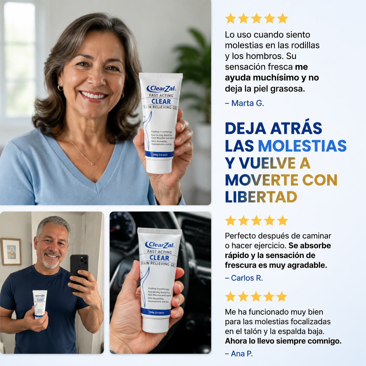 Clearzal™: Vuelva A Moverse Sin Que El Dolor Le Frene