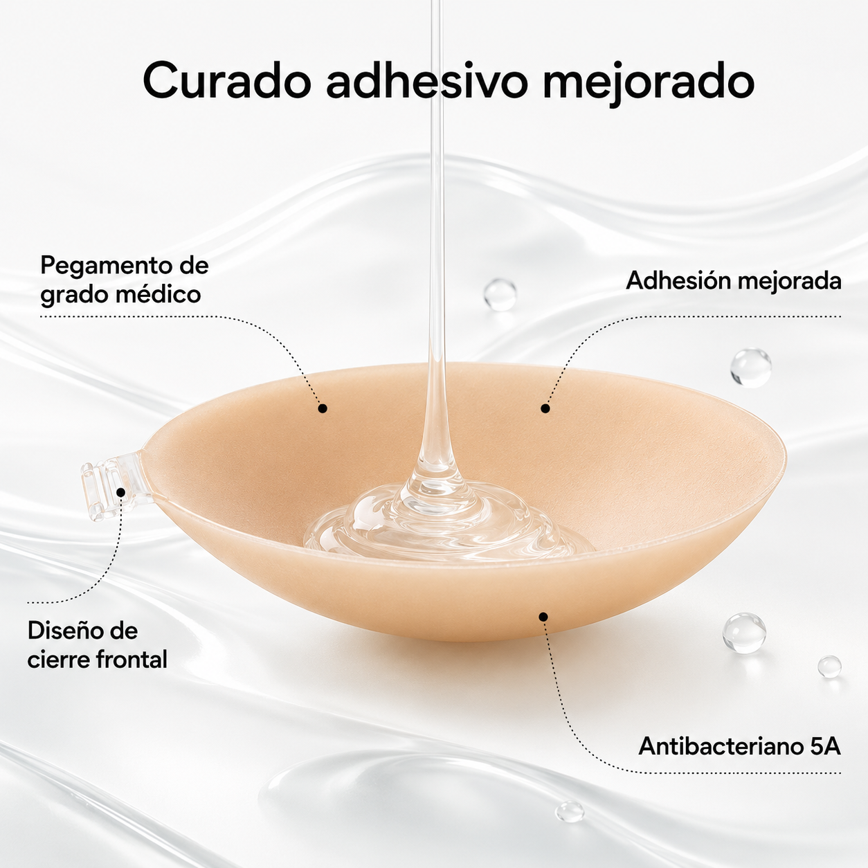 2x1 Puff Brasier Adhesivo Invisible™: Levanta tu Busto. Desaparece el Brasier.
