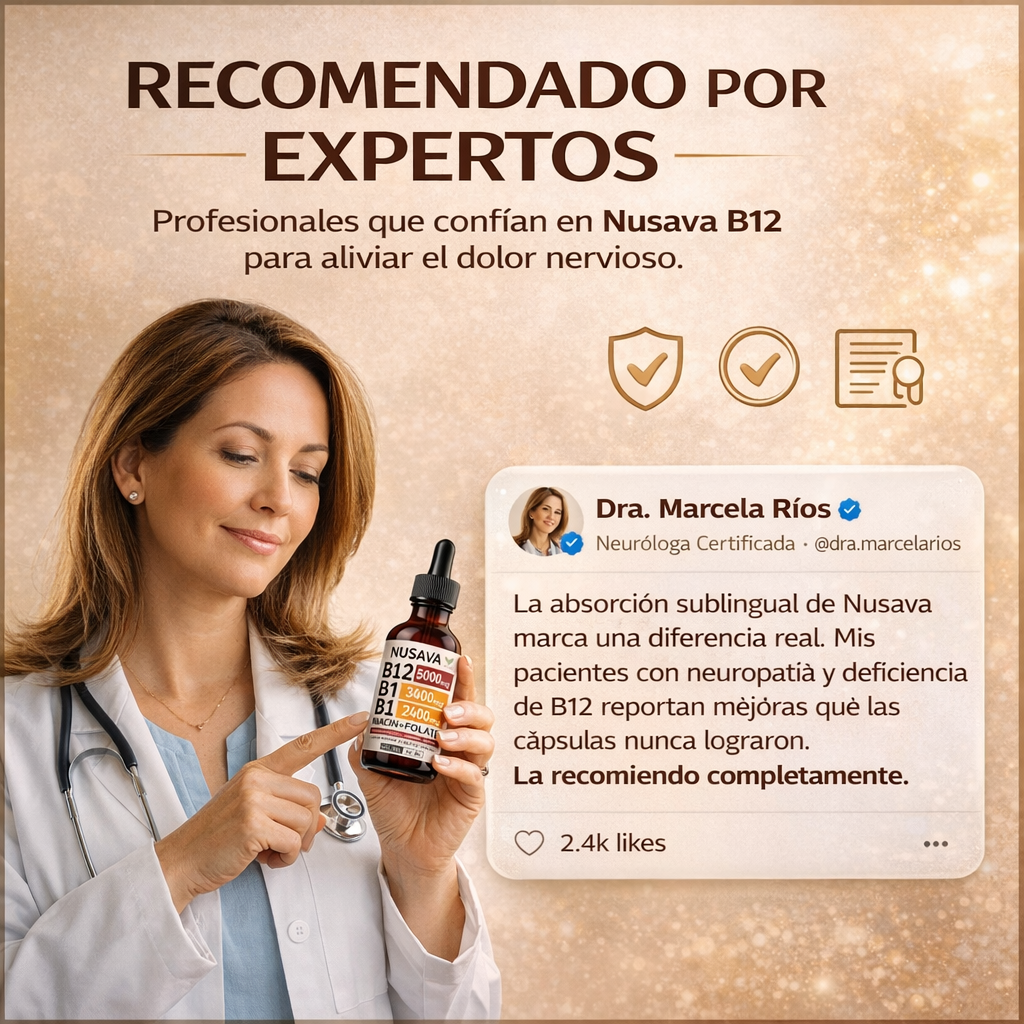 2x1 Vitamina B12: Repara Tus Nervios Desde La Primera Gota