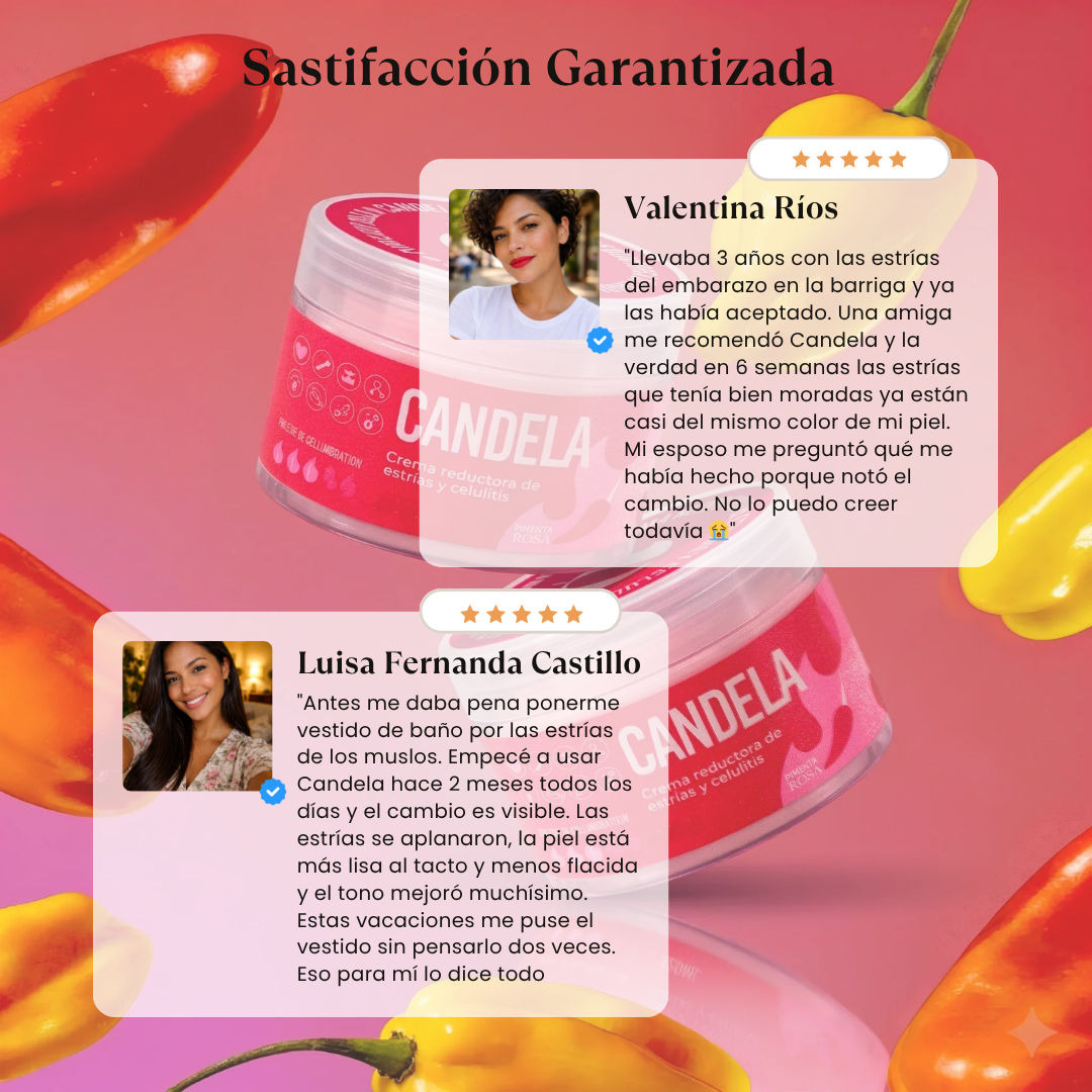 Candela Crema™: Piel Lisa sin Estrías, desde Hoy