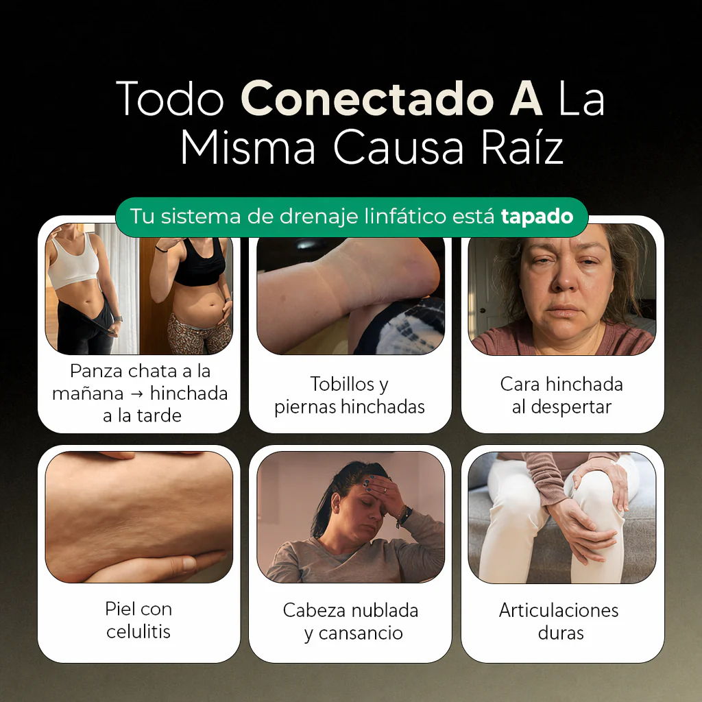 Cápsulas de Drenaje Linfático Sculptique™: Desinflámate Desde Adentro en Días