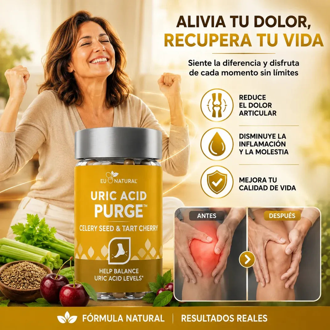 PURGE™: Elimina el Ácido Úrico, Muévete sin Dolor