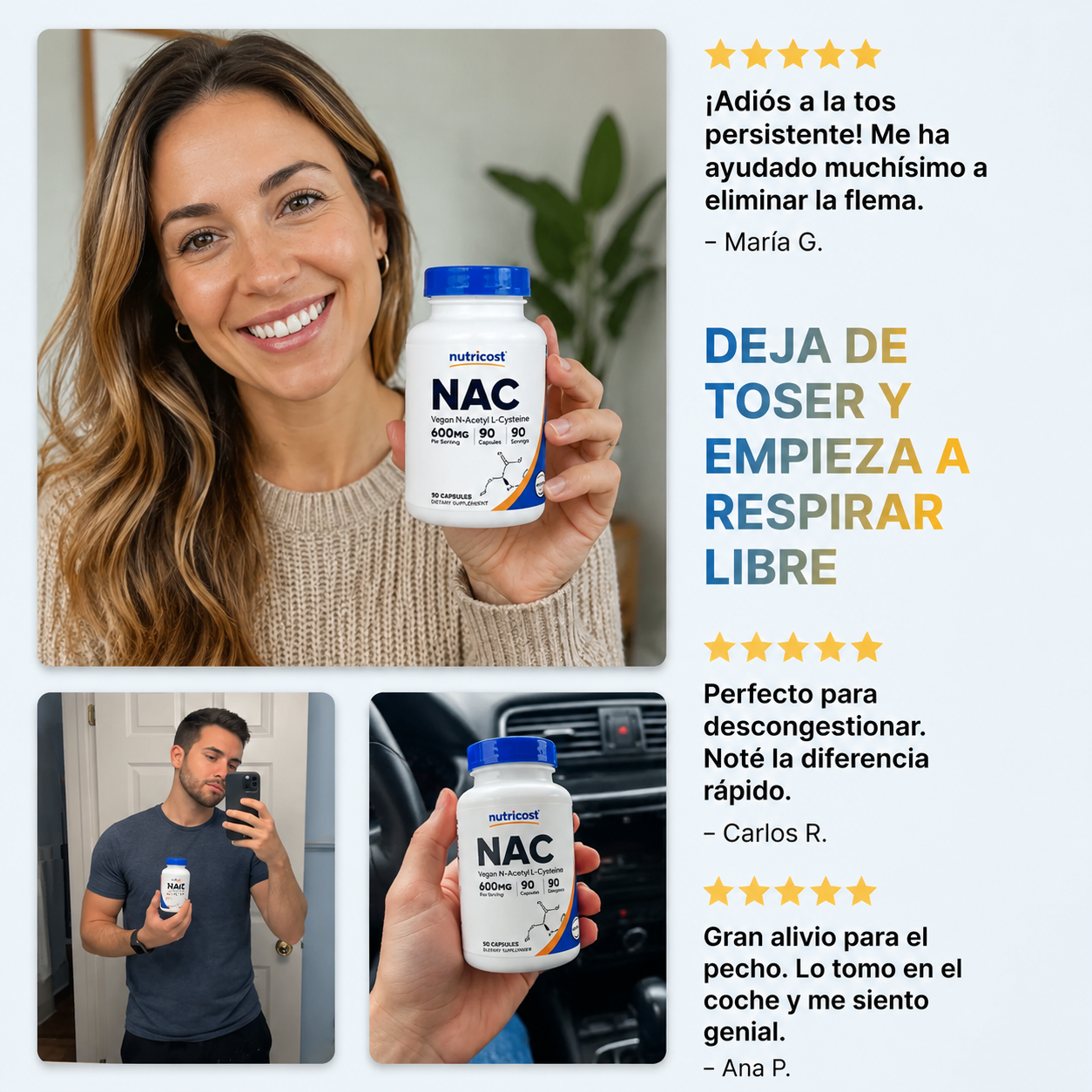 NUTRICOST NAC™: Solución Natural en 2 Semanas